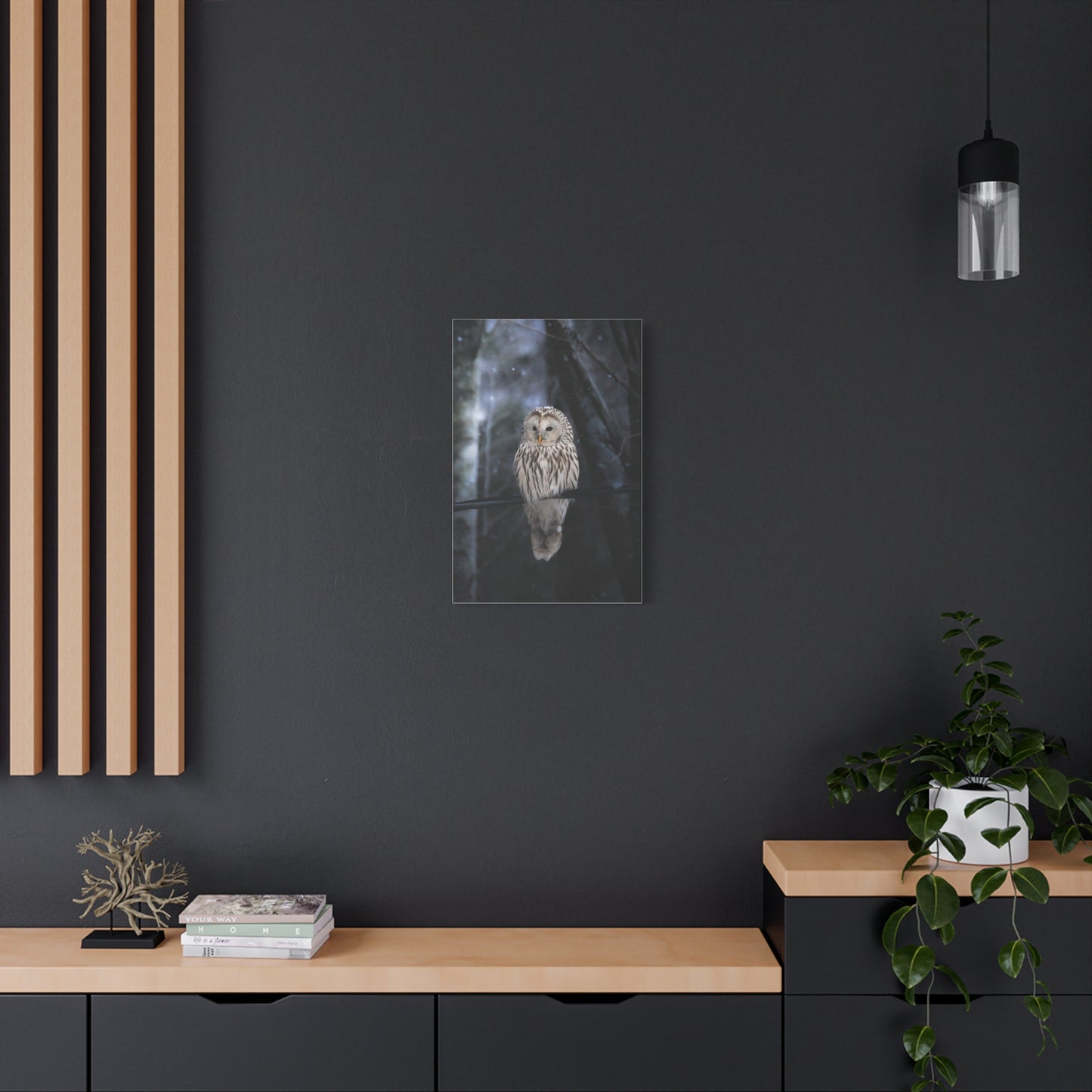 Snowy Owl Matte Canvas