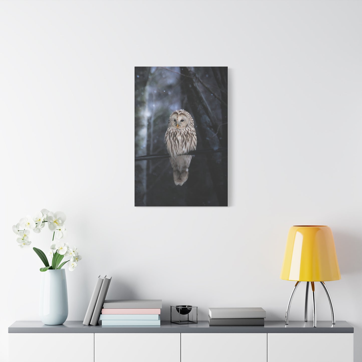 Snowy Owl Matte Canvas