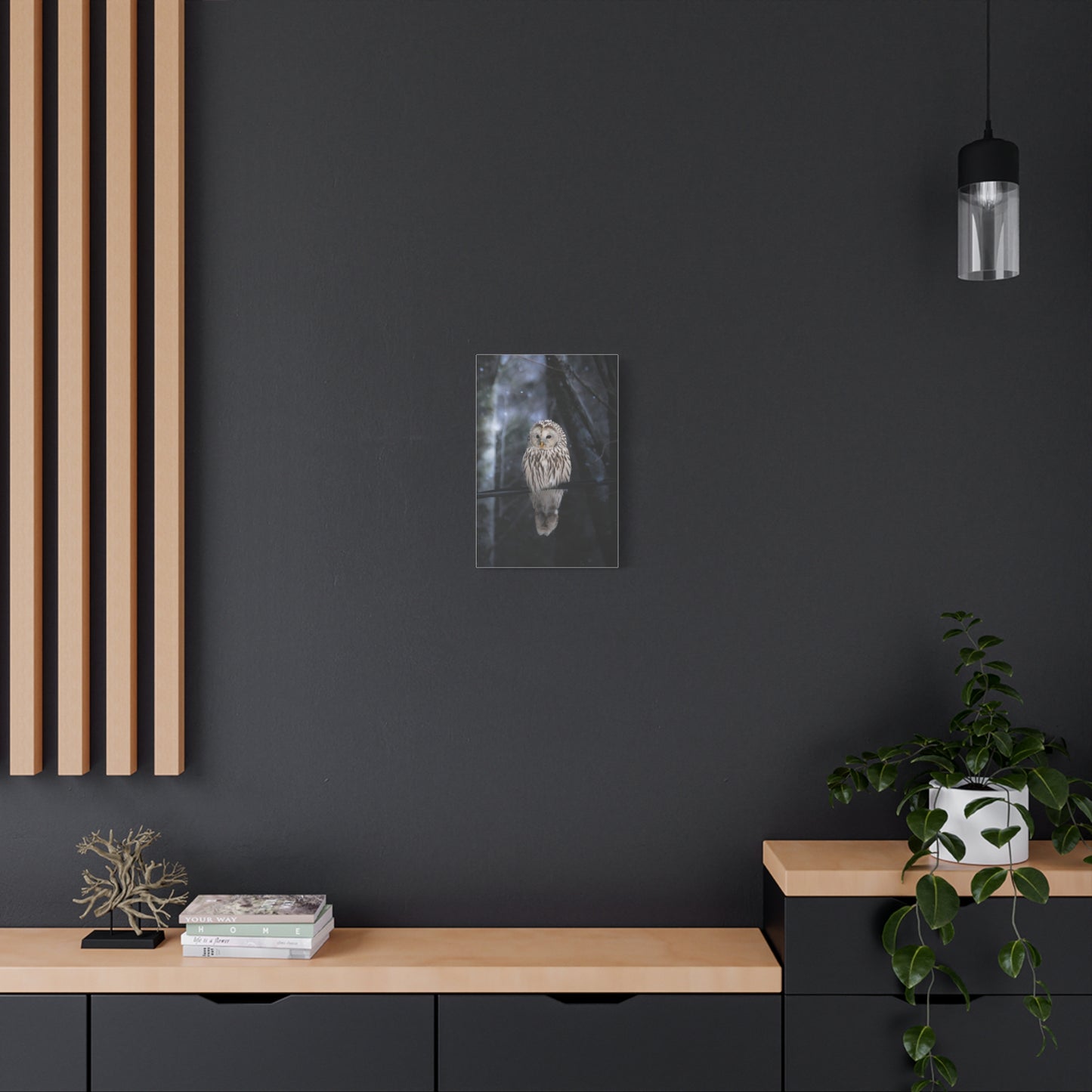 Snowy Owl Matte Canvas