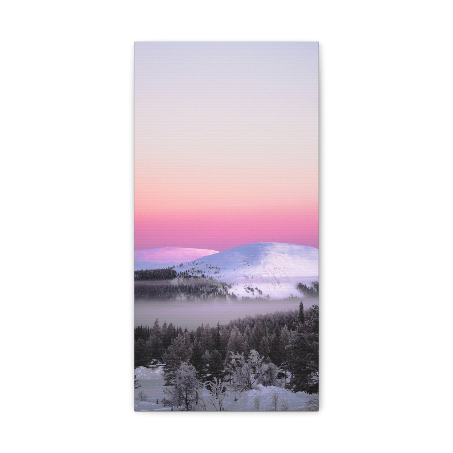 Christmas Eve sunset in Lapland