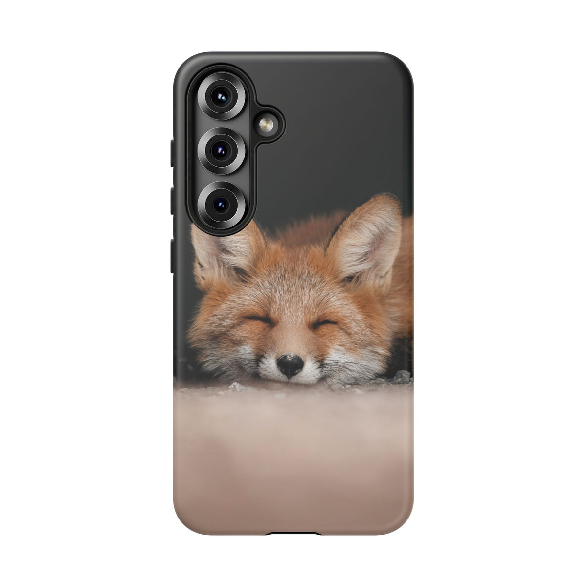 Sleeping Fox Tough Phone Case — Cute Wildlife iPhone Protective Cover