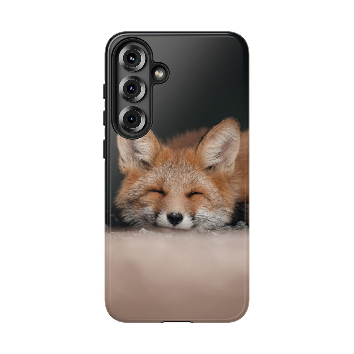 Sleeping Fox Tough Phone Case — Cute Wildlife iPhone Protective Cover