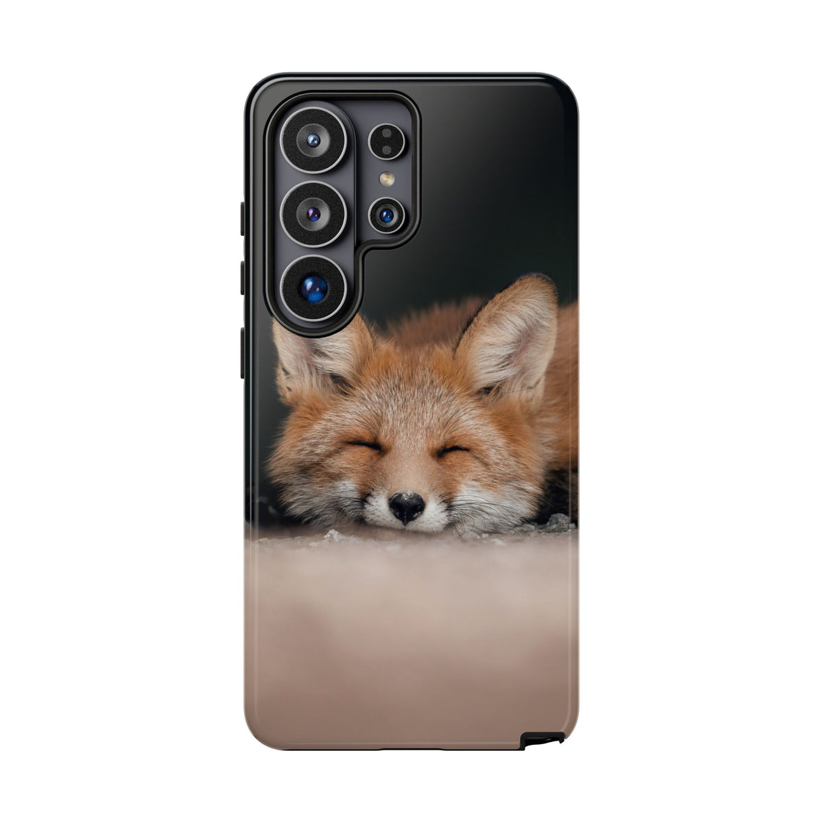 Sleeping Fox Tough Phone Case — Cute Wildlife iPhone Protective Cover