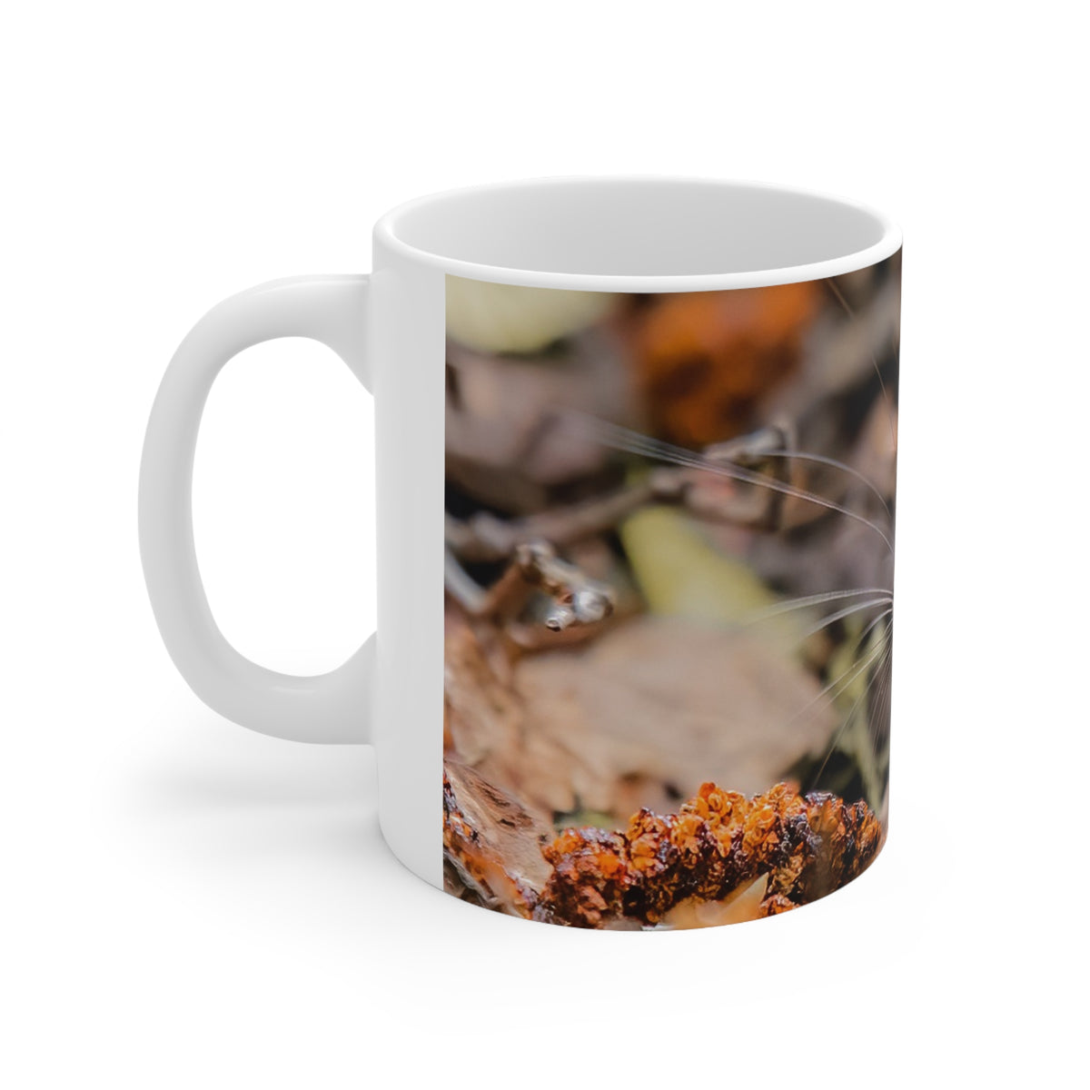 Curious Mouse Ceramic Coffee Cups, 11oz, 15oz