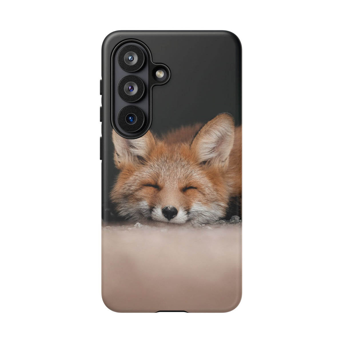 Sleeping Fox Tough Phone Case — Cute Wildlife iPhone Protective Cover