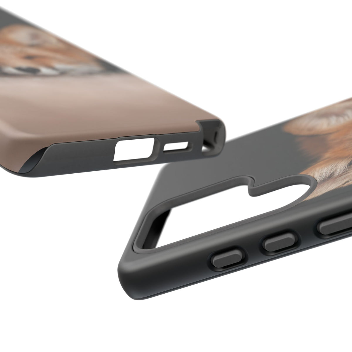 Sleeping Fox Tough Phone Case — Cute Wildlife iPhone Protective Cover