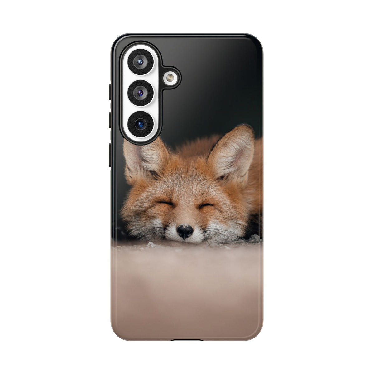 Sleeping Fox Tough Phone Case — Cute Wildlife iPhone Protective Cover