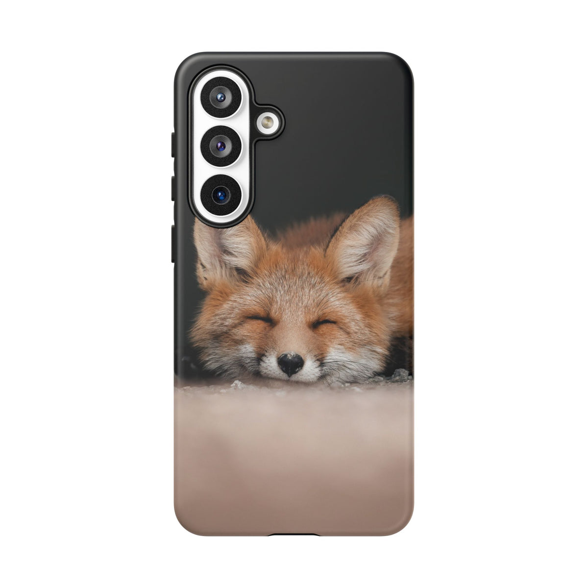 Sleeping Fox Tough Phone Case — Cute Wildlife iPhone Protective Cover