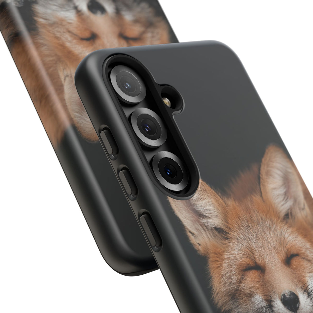 Sleeping Fox Tough Phone Case — Cute Wildlife iPhone Protective Cover