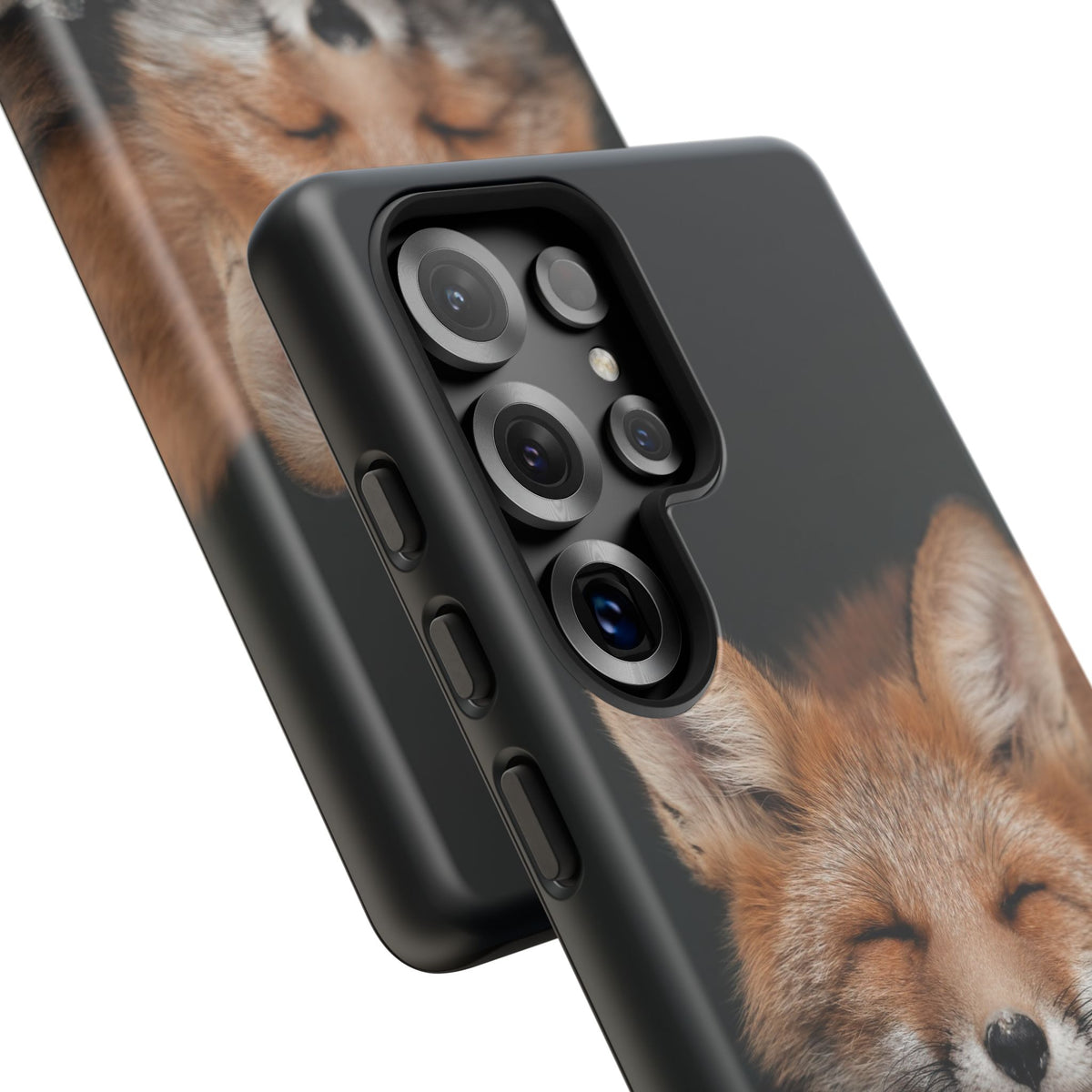 Sleeping Fox Tough Phone Case — Cute Wildlife iPhone Protective Cover