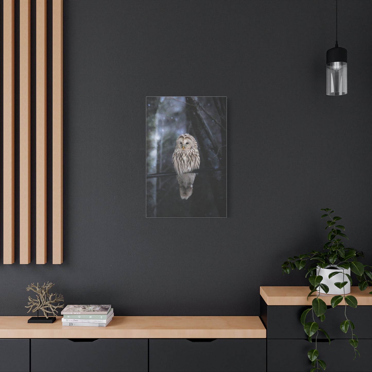Snowy Owl Matte Canvas