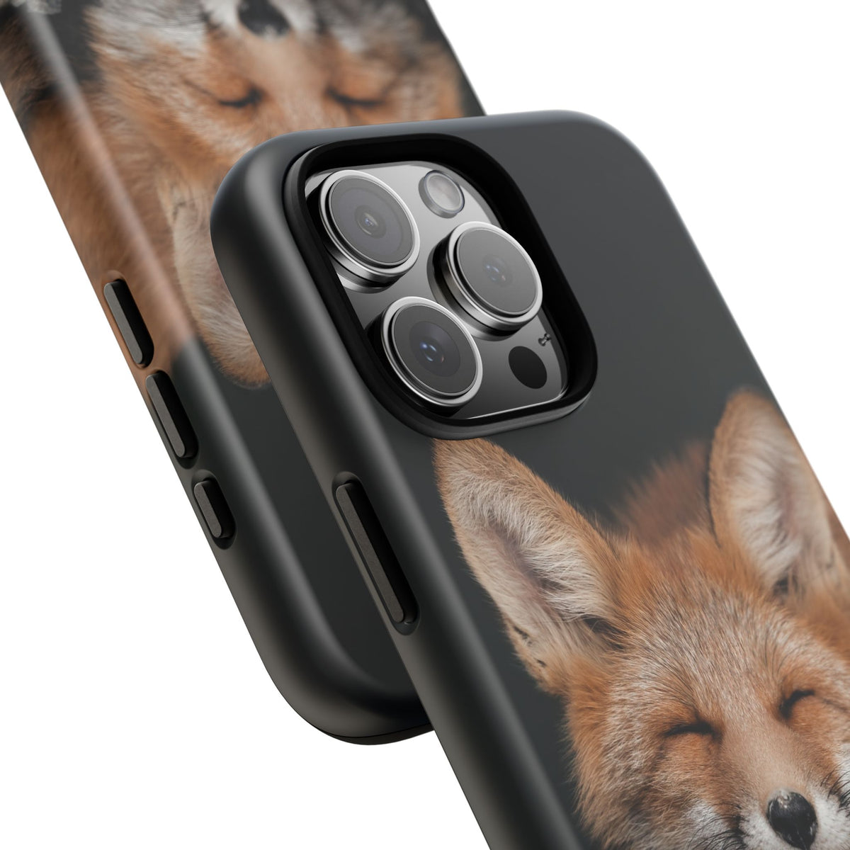 Sleeping Fox Tough Phone Case — Cute Wildlife iPhone Protective Cover