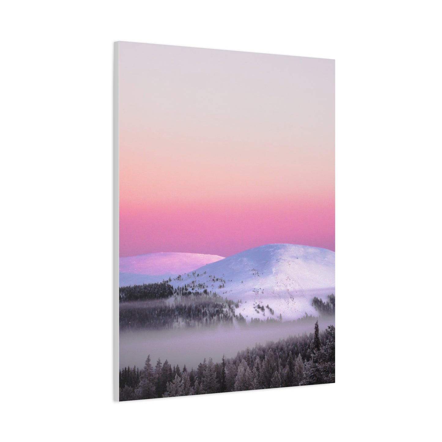 Christmas Eve sunset in Lapland