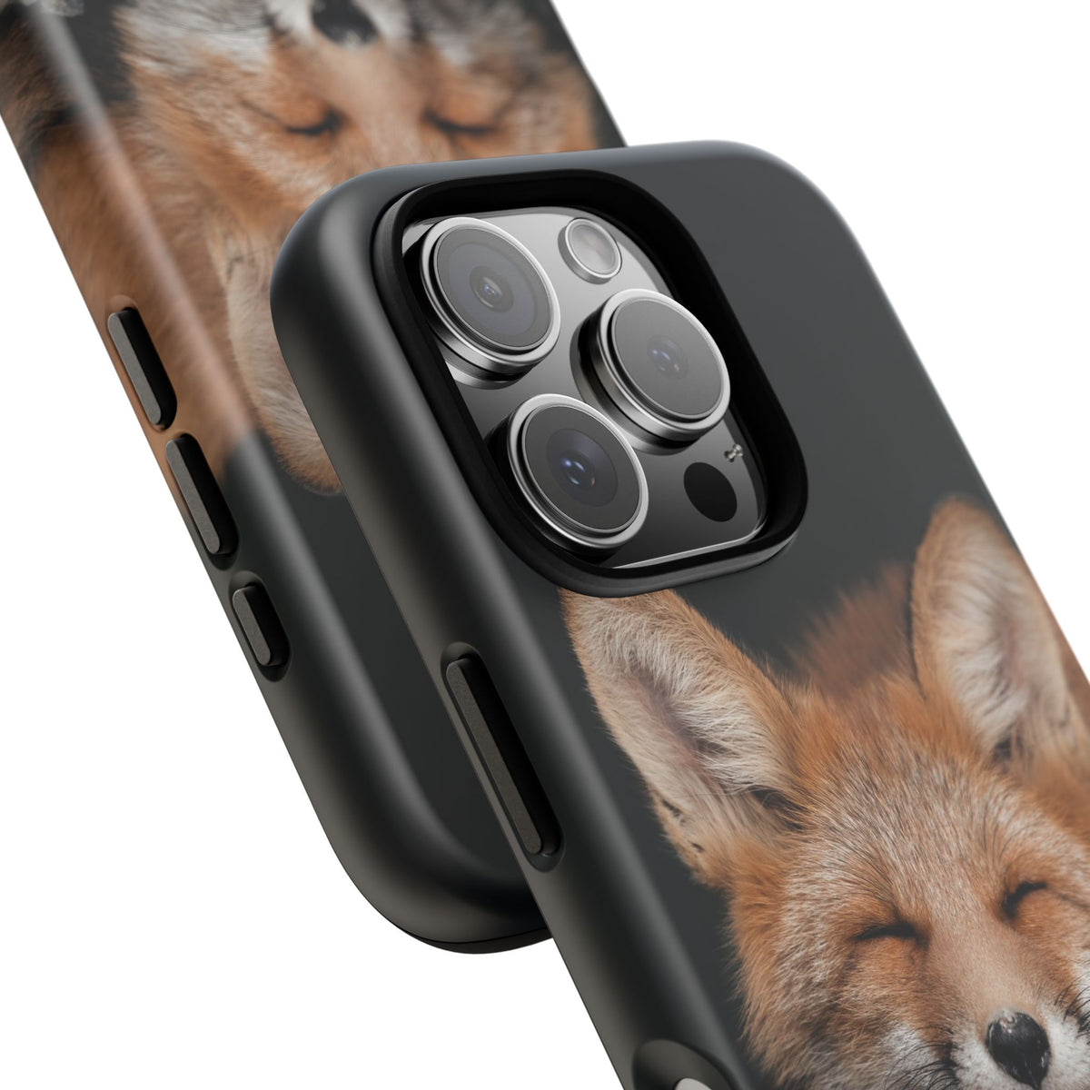 Sleeping Fox Tough Phone Case — Cute Wildlife iPhone Protective Cover