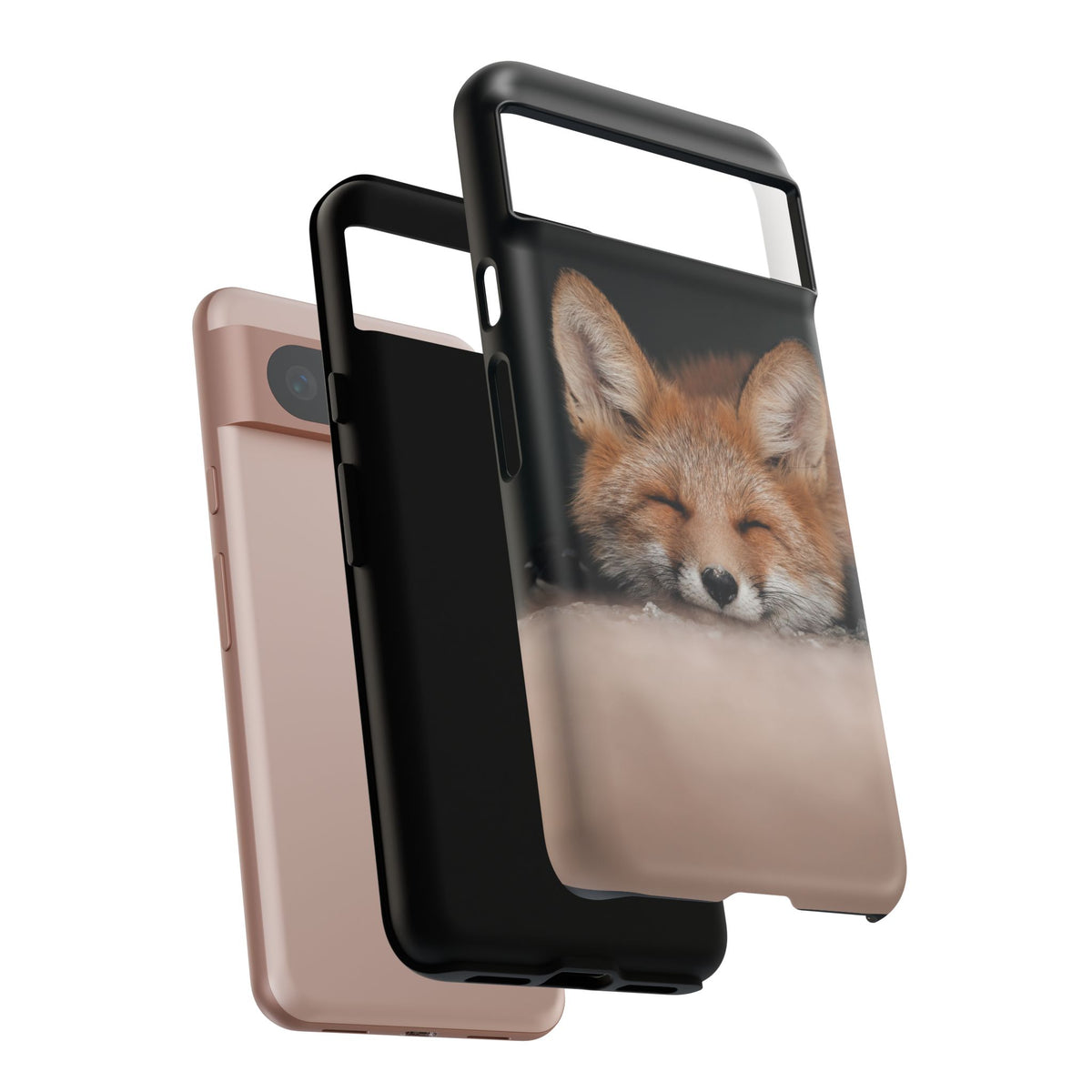 Sleeping Fox Tough Phone Case — Cute Wildlife iPhone Protective Cover