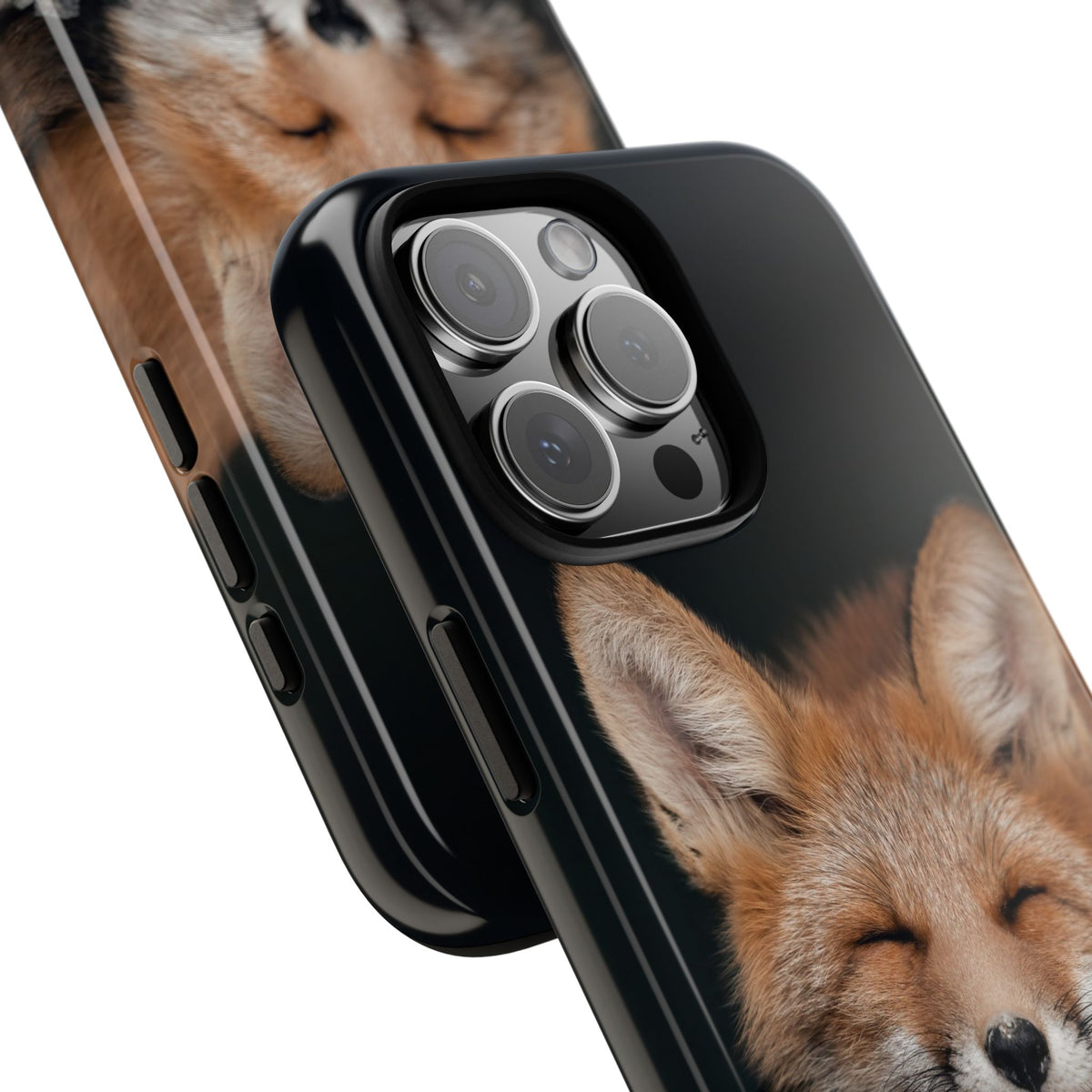 Sleeping Fox Tough Phone Case — Cute Wildlife iPhone Protective Cover