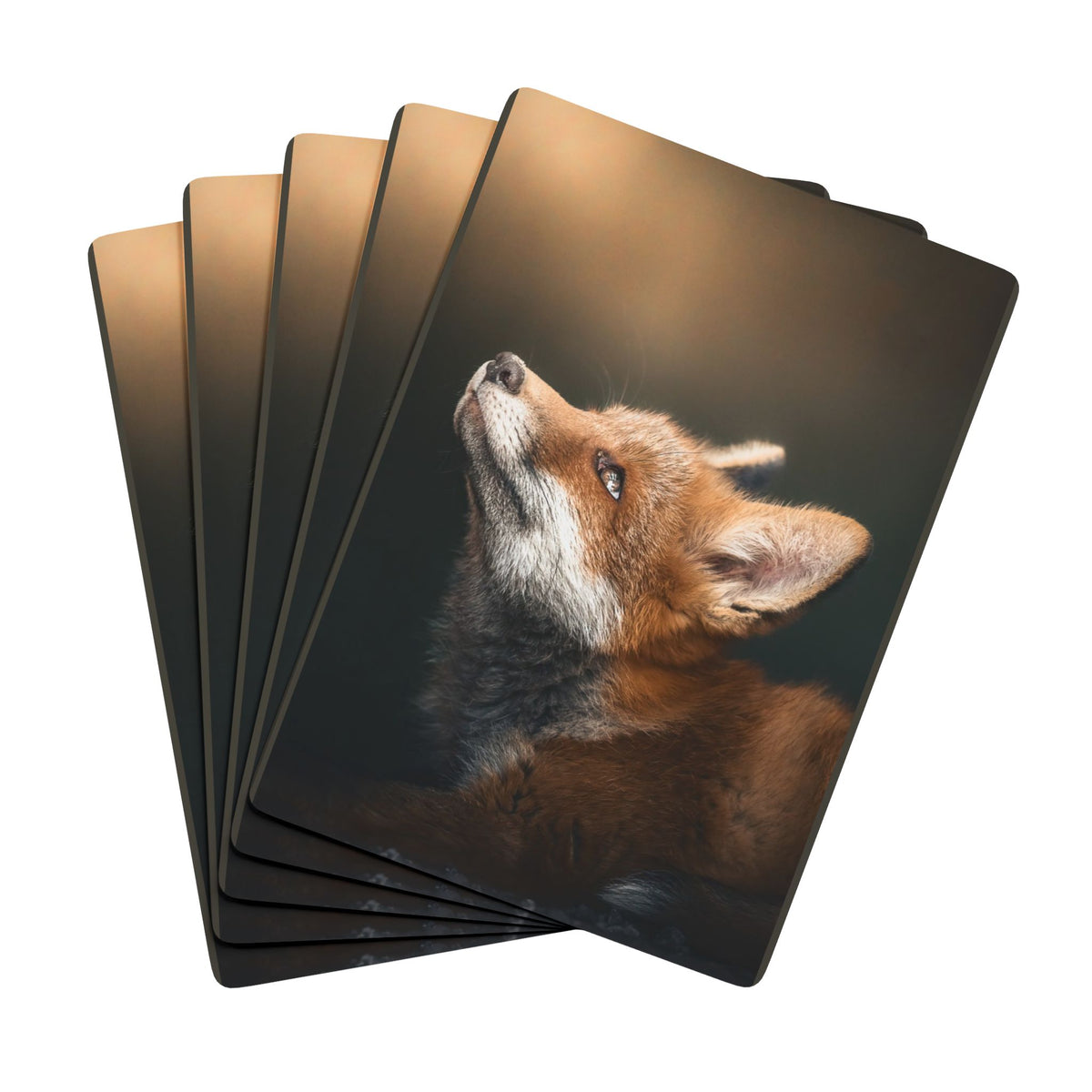 Fox Art Poker Playing Cards — Premium Wildlife Deck for Card Games & Gifts