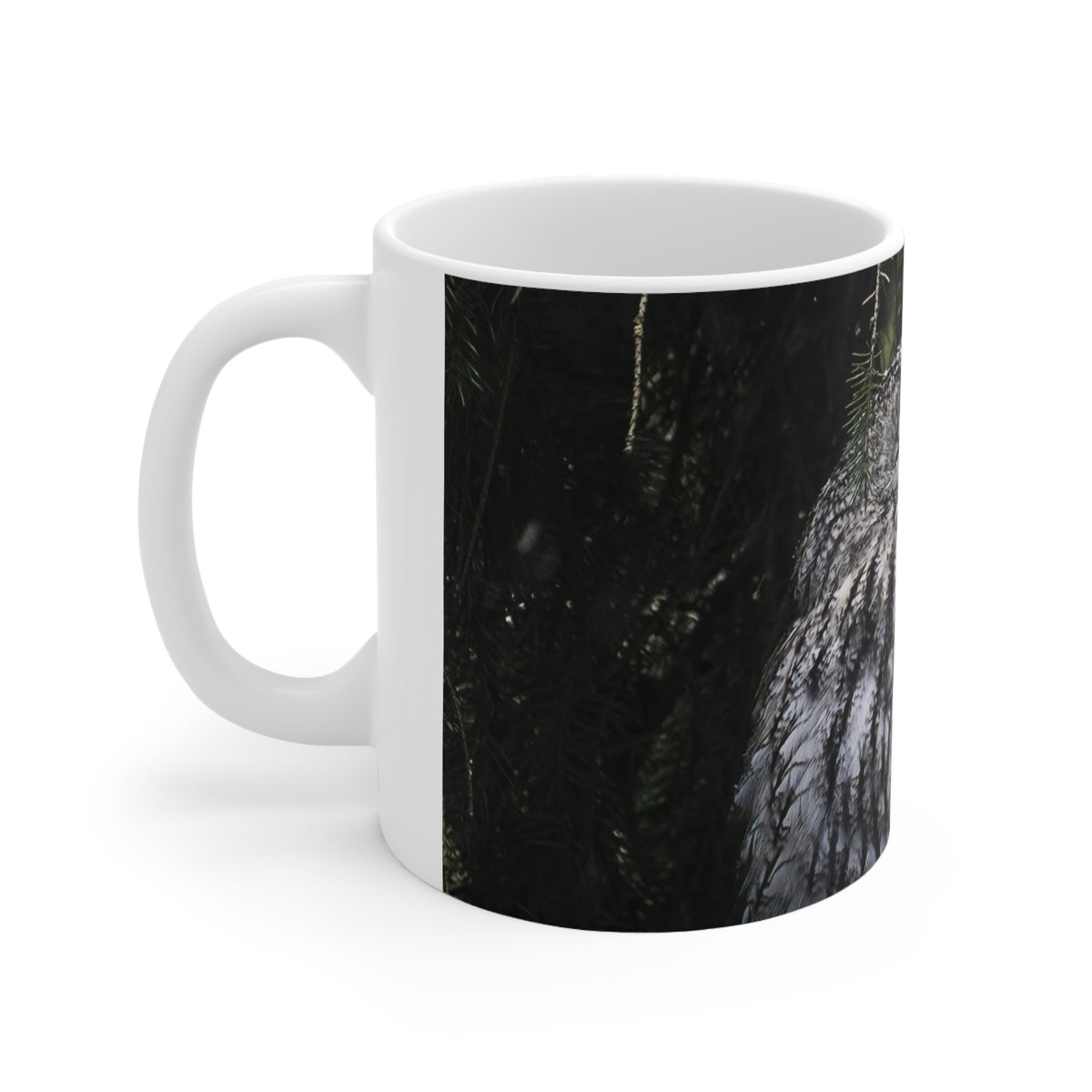 Sleepy Owl Ceramic Coffee Cups, 11oz, 15oz