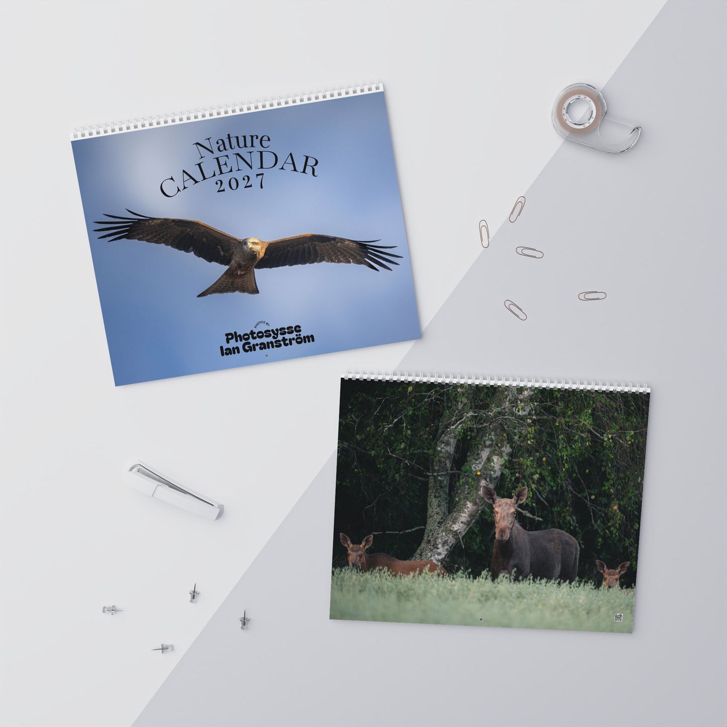 2027 Wildlife Wall Calendar — Nature & Wildlife in Finland by Photosysse