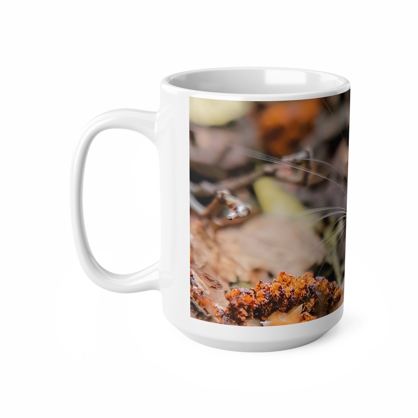 Curious Mouse Ceramic Coffee Cups, 11oz, 15oz