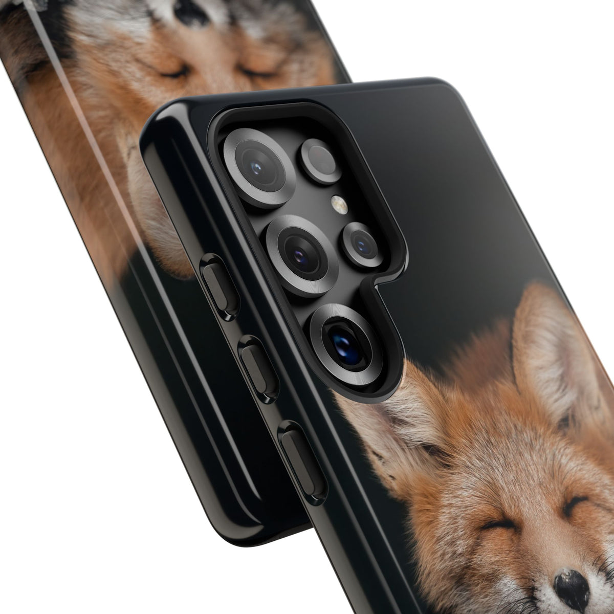 Sleeping Fox Tough Phone Case — Cute Wildlife iPhone Protective Cover