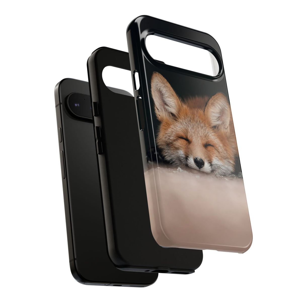 Sleeping Fox Tough Phone Case — Cute Wildlife iPhone Protective Cover