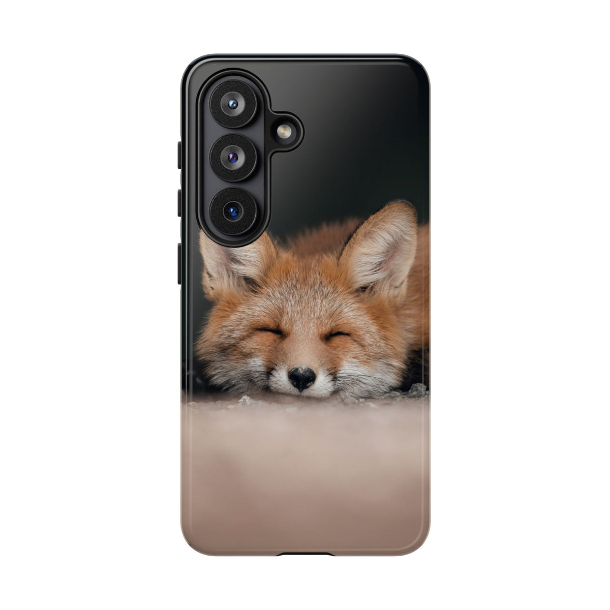 Sleeping Fox Tough Phone Case — Cute Wildlife iPhone Protective Cover