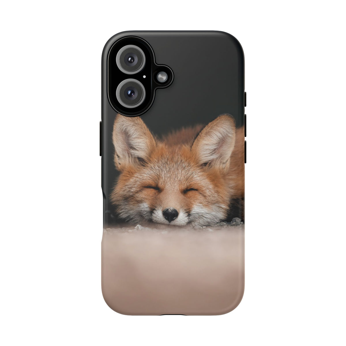 Sleeping Fox Tough Phone Case — Cute Wildlife iPhone Protective Cover