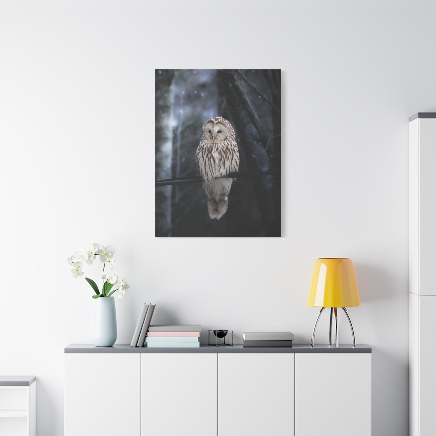 Snowy Owl Matte Canvas