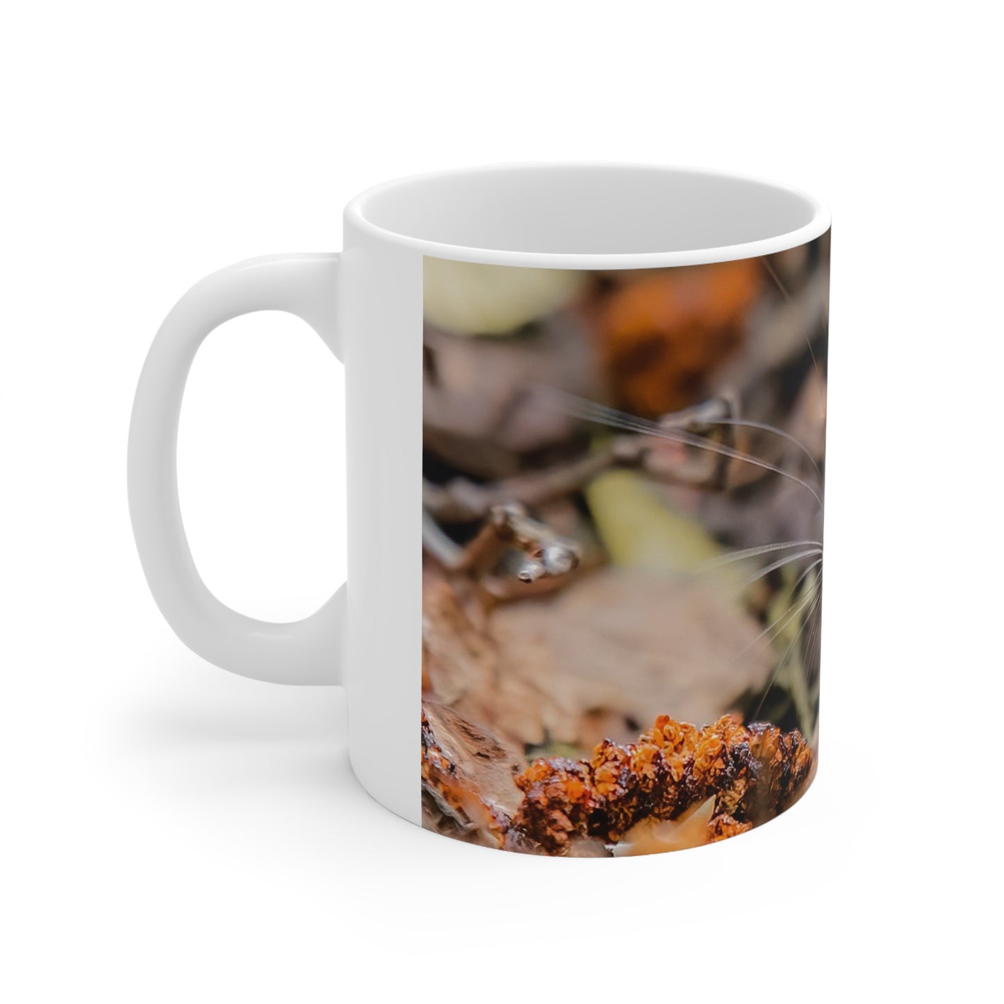 Curious Mouse Ceramic Coffee Cups, 11oz, 15oz
