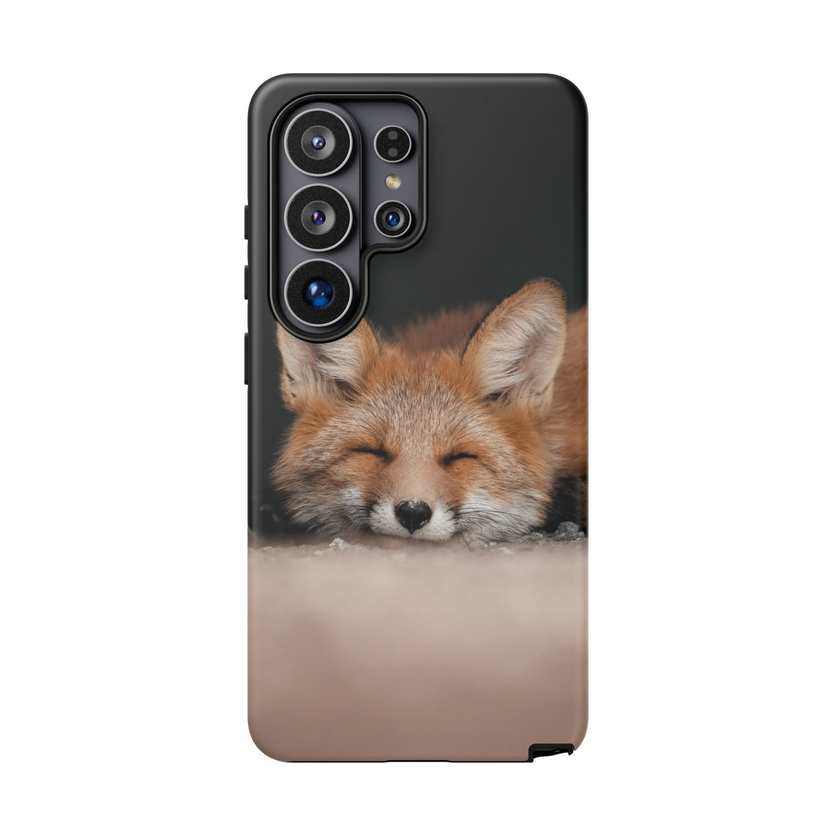 Sleeping Fox Tough Phone Case — Cute Wildlife iPhone Protective Cover