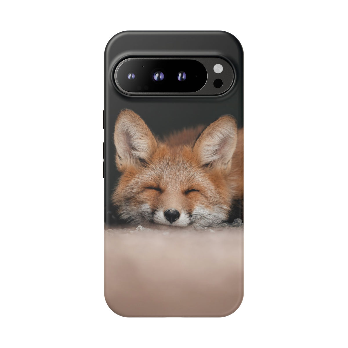 Sleeping Fox Tough Phone Case — Cute Wildlife iPhone Protective Cover