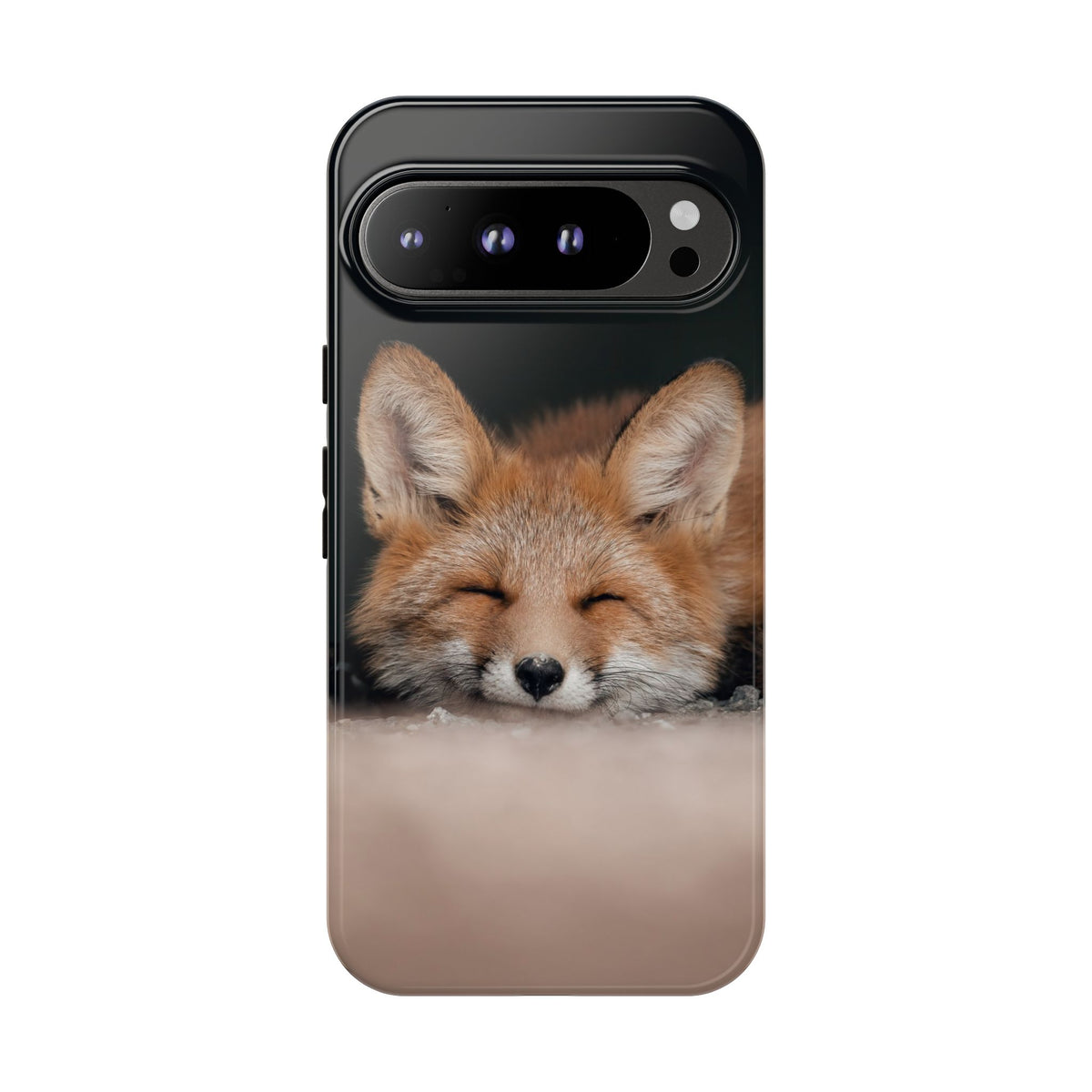 Sleeping Fox Tough Phone Case — Cute Wildlife iPhone Protective Cover