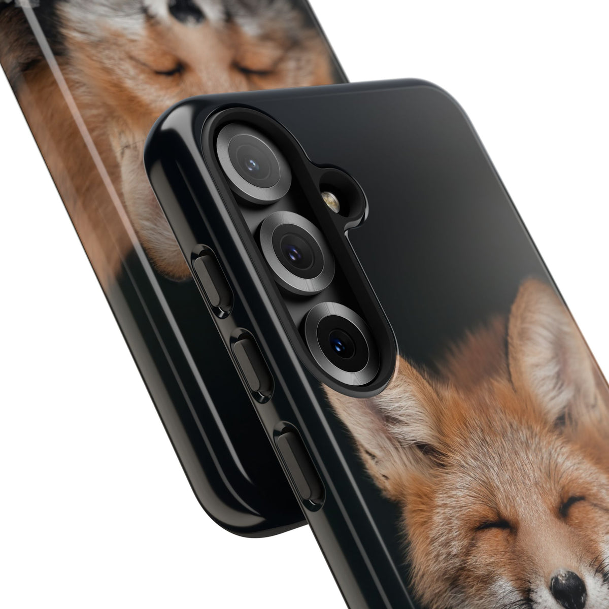 Sleeping Fox Tough Phone Case — Cute Wildlife iPhone Protective Cover