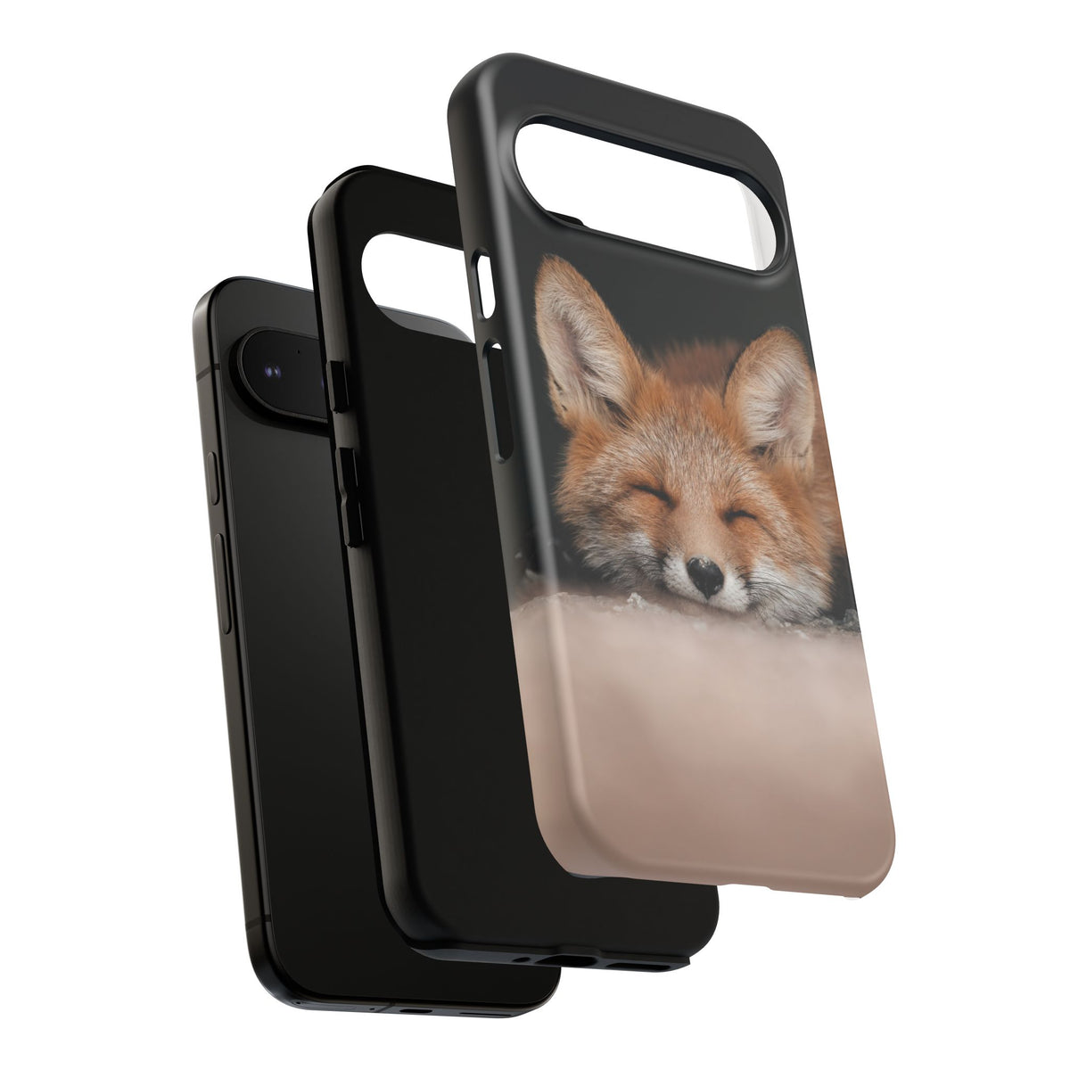 Sleeping Fox Tough Phone Case — Cute Wildlife iPhone Protective Cover