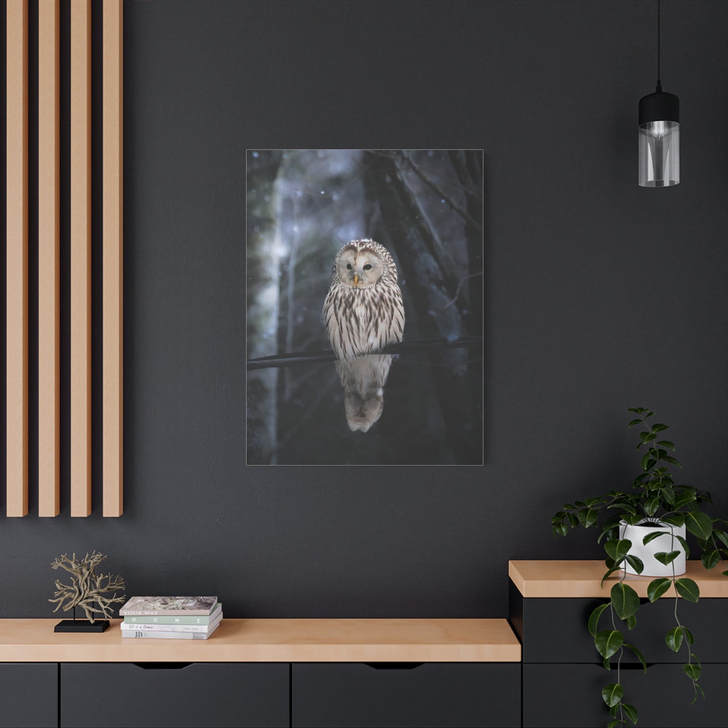 Snowy Owl Matte Canvas