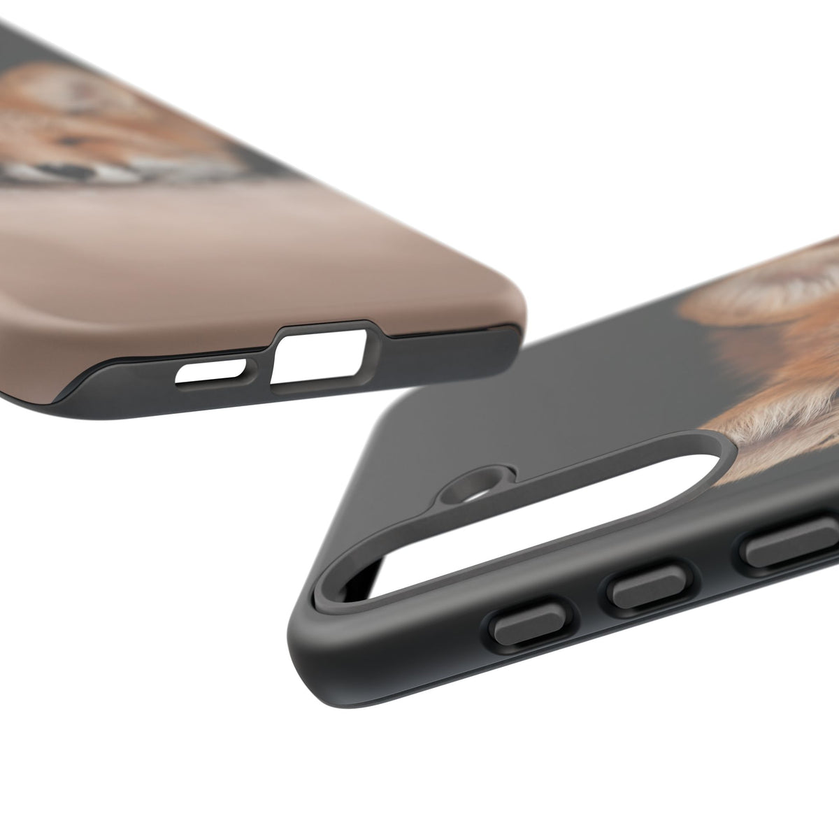 Sleeping Fox Tough Phone Case — Cute Wildlife iPhone Protective Cover