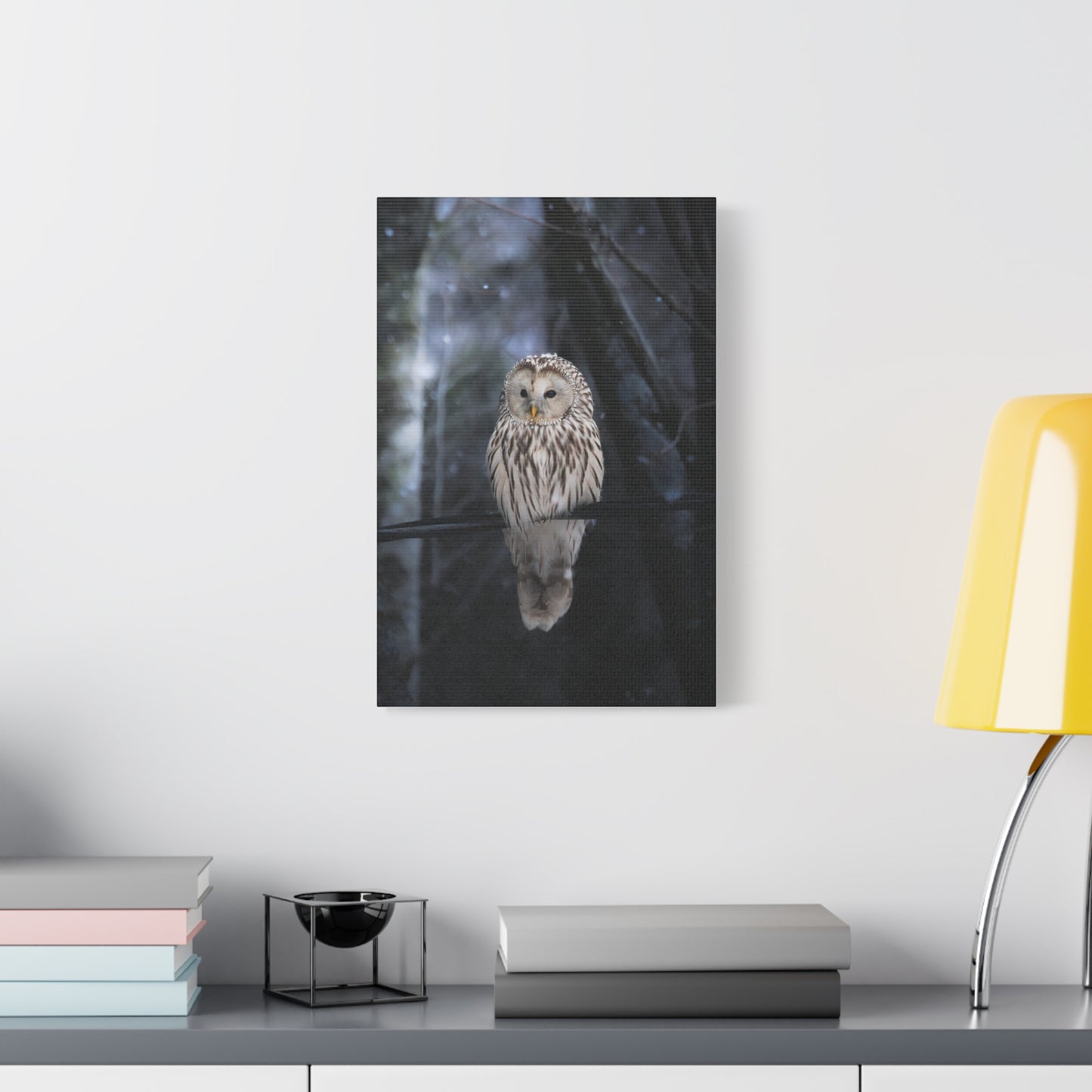 Snowy Owl Matte Canvas