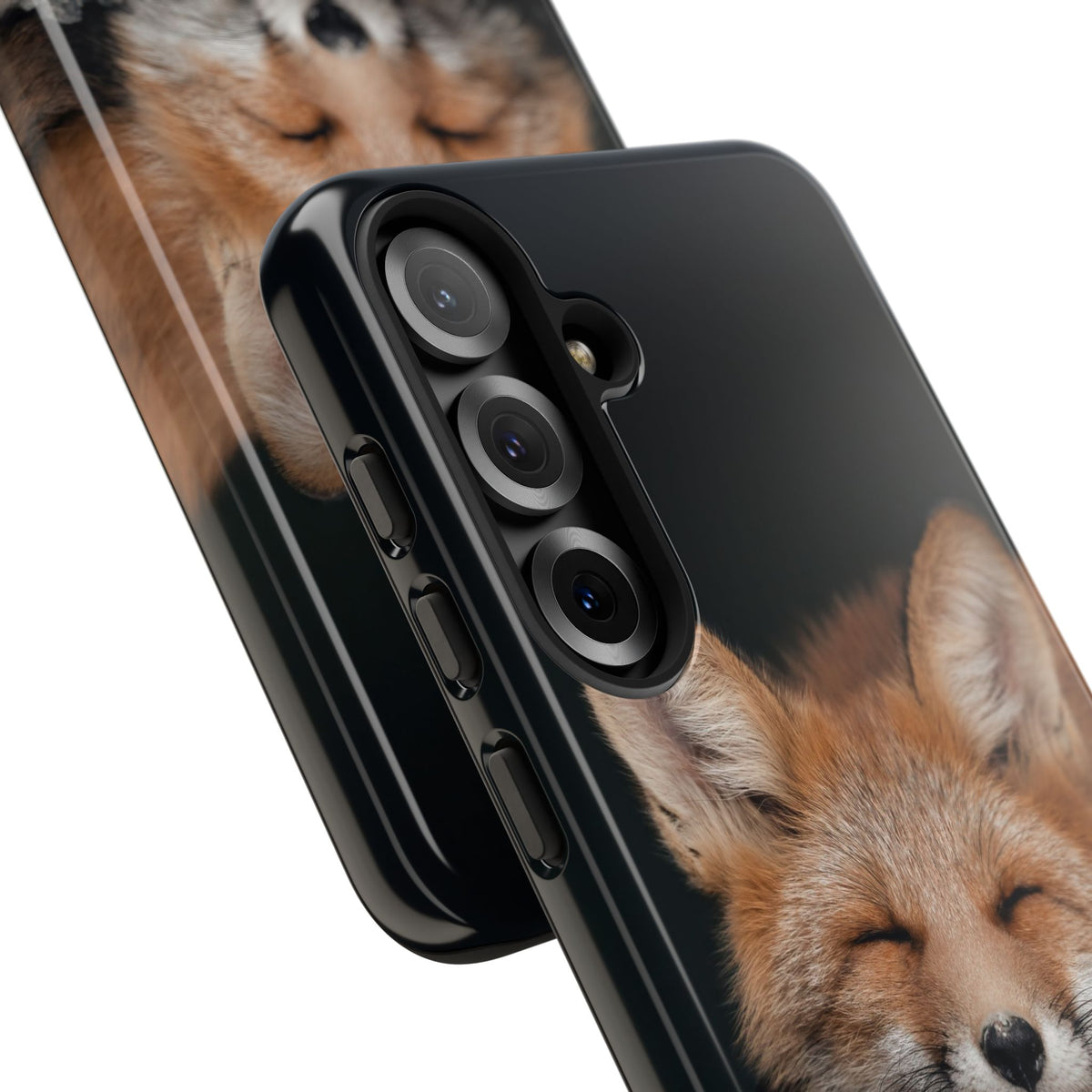 Sleeping Fox Tough Phone Case — Cute Wildlife iPhone Protective Cover