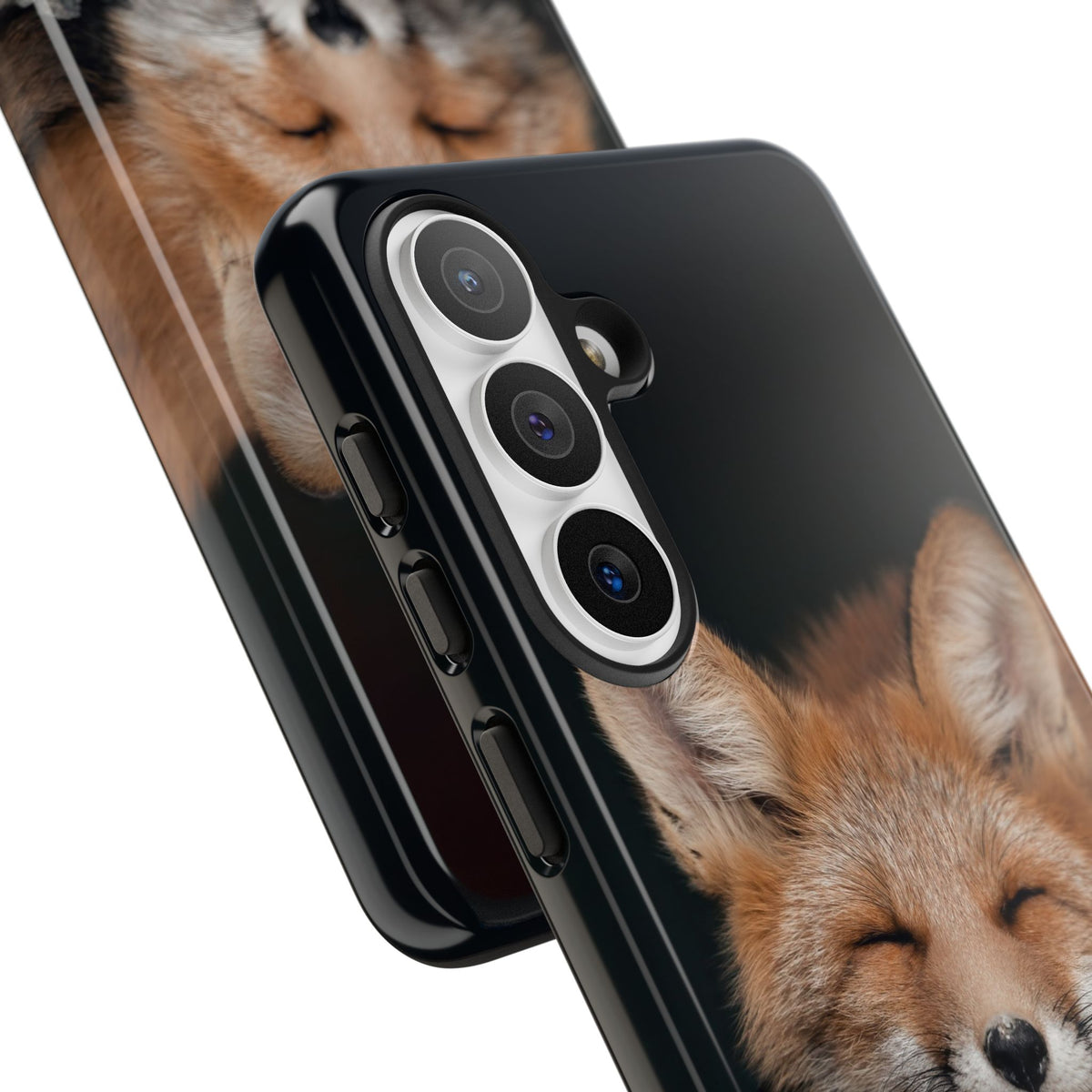 Sleeping Fox Tough Phone Case — Cute Wildlife iPhone Protective Cover