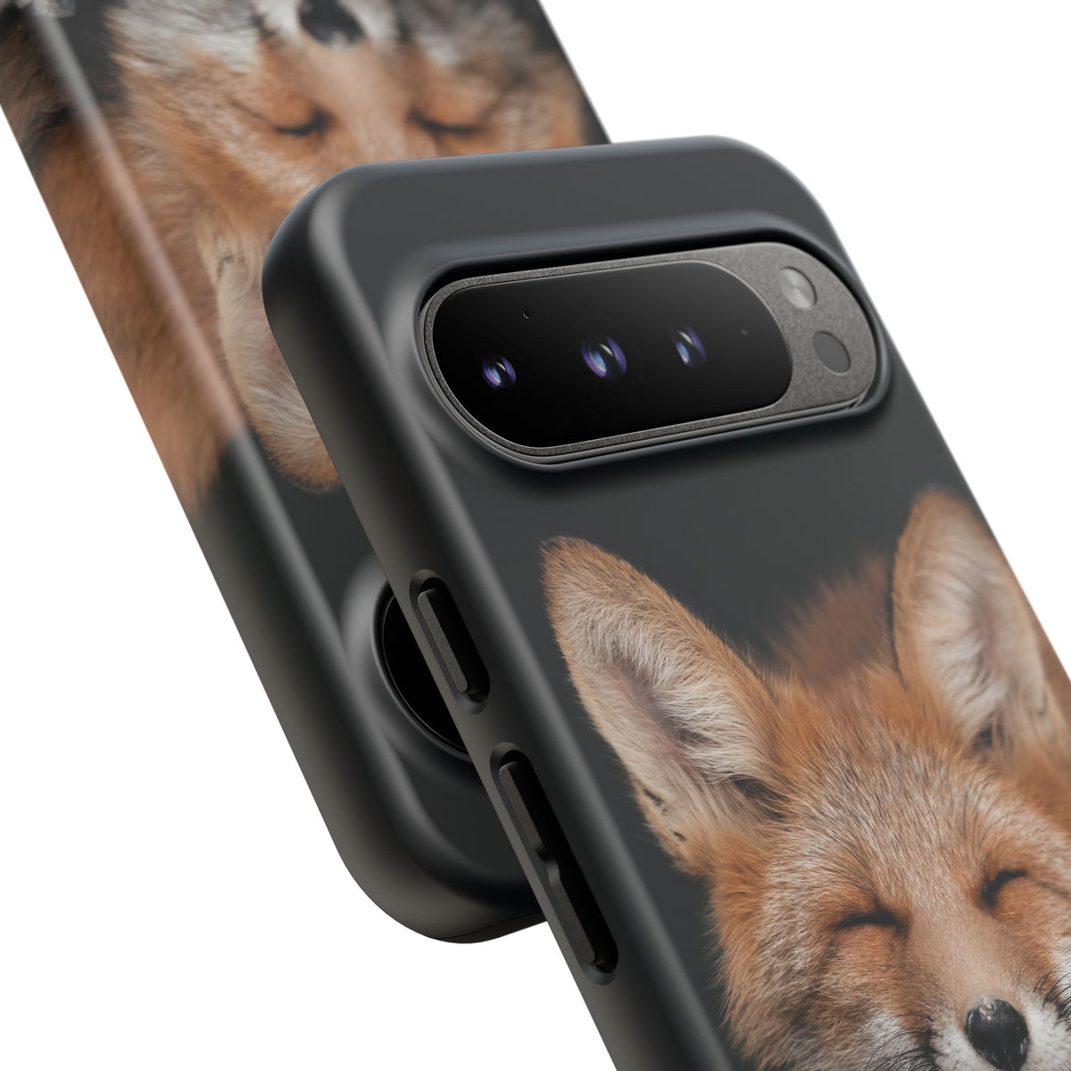 Sleeping Fox Tough Phone Case — Cute Wildlife iPhone Protective Cover