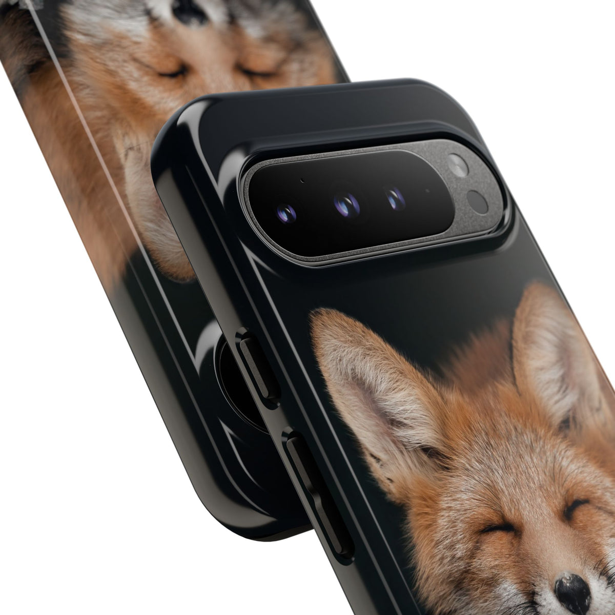 Sleeping Fox Tough Phone Case — Cute Wildlife iPhone Protective Cover