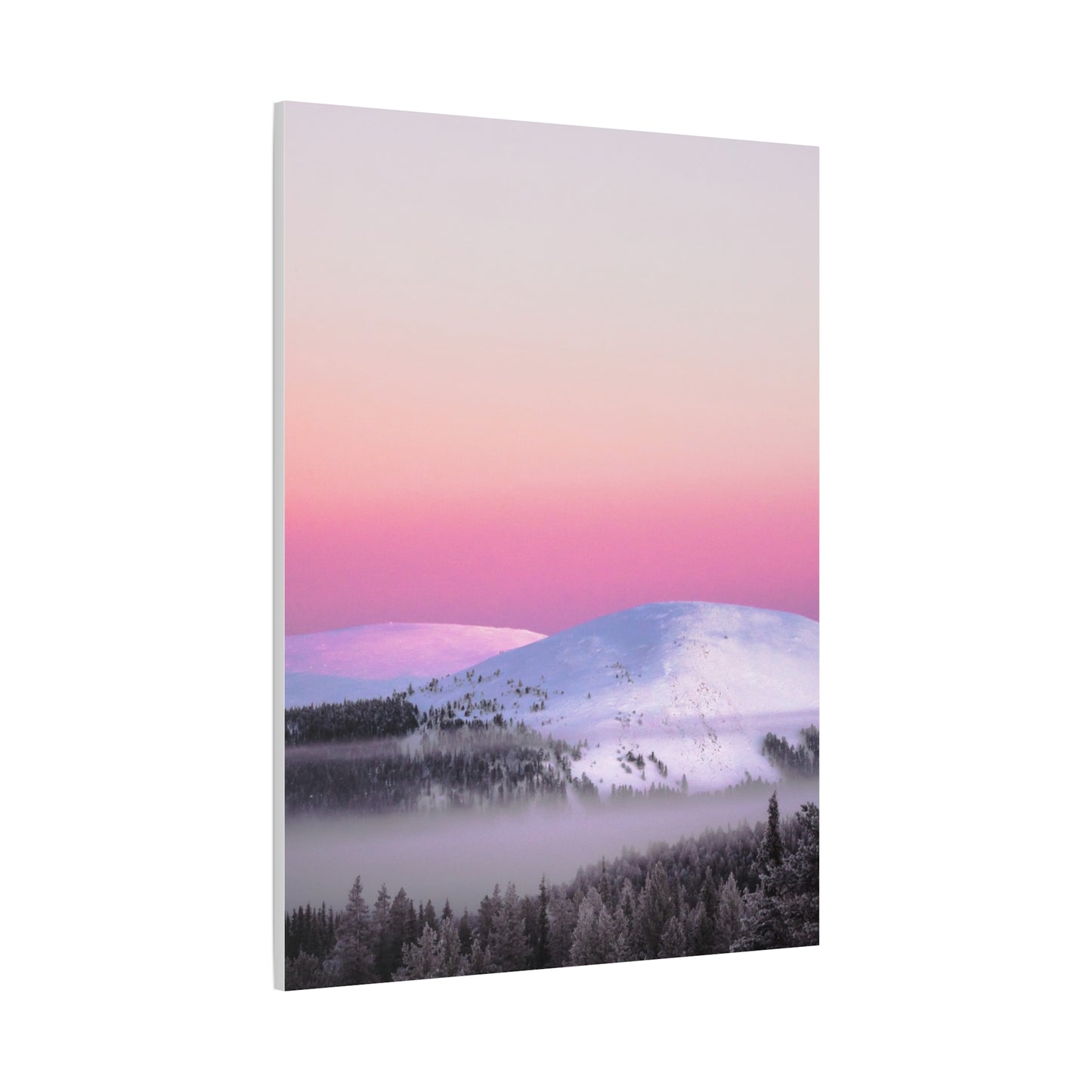 Christmas Eve sunset in Lapland