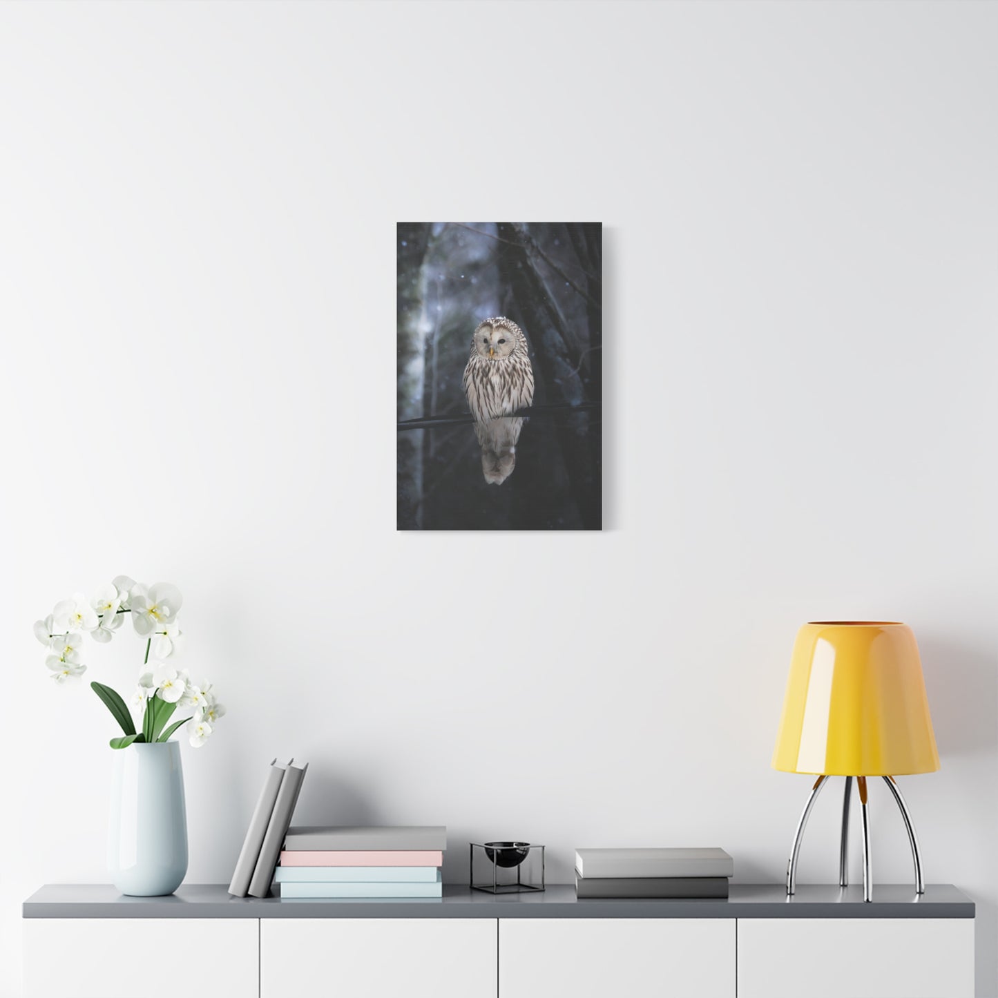Snowy Owl Matte Canvas