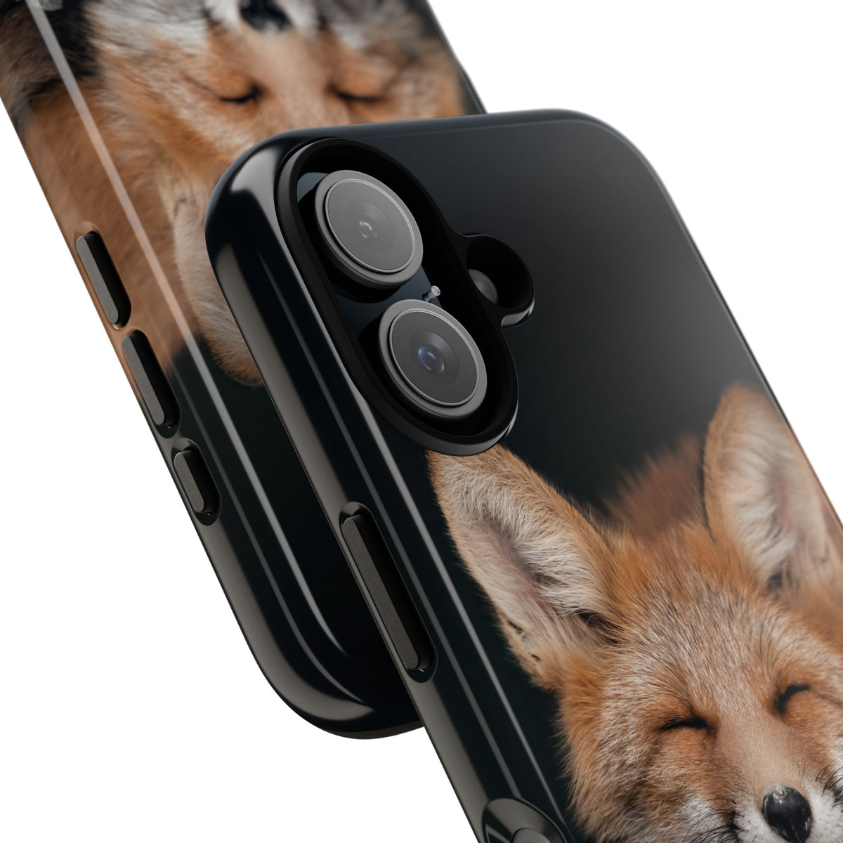 Sleeping Fox Tough Phone Case — Cute Wildlife iPhone Protective Cover