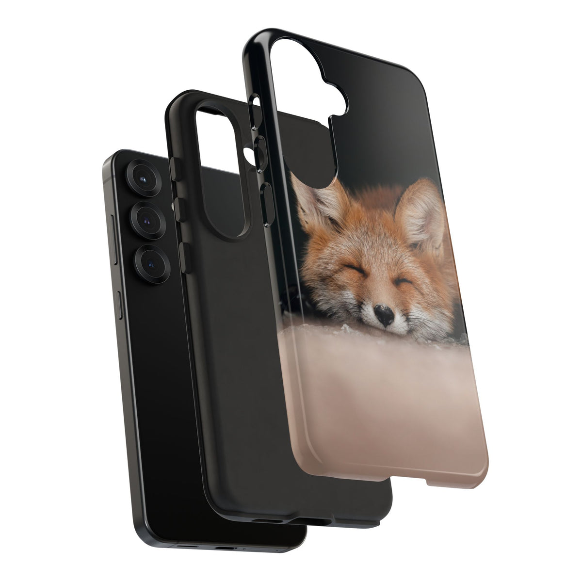 Sleeping Fox Tough Phone Case — Cute Wildlife iPhone Protective Cover